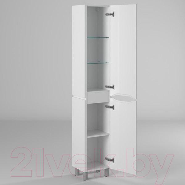 Изображение товара Шкаф-пенал для ванной Briz Милана 35 R / 226 04-00035-00 02 БЕЛ