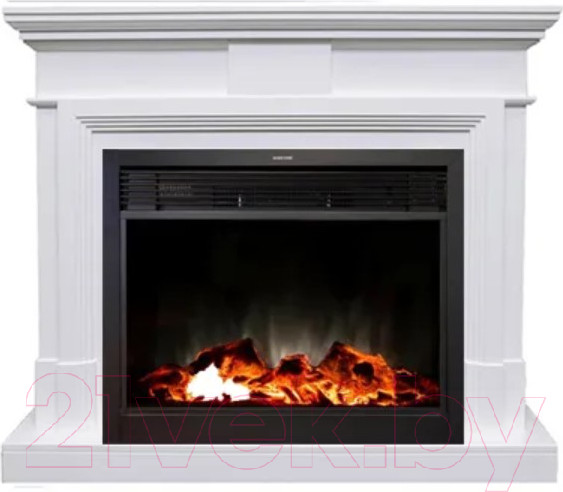Изображение товара Каминокомплект Смолком Stamford MB/JUP/SYM26 + Moonblaze Deluxe-s BL LT (бьянко белый)