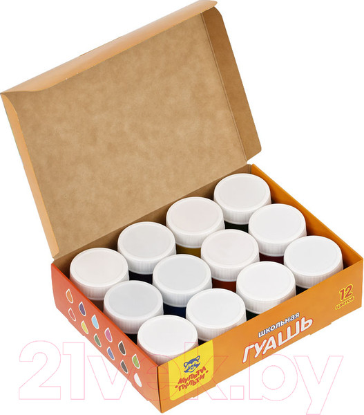 Изображение товара Гуашь Мульти-пульти Енот в Греции / ГК_10271 (12цв)