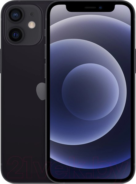 Изображение товара Смартфон восстановленный Apple iPhone 12 64GB Flip Грейд A (черный)