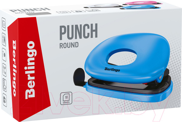 Изображение товара Дырокол Berlingo Round / DDp_10103 (розовый)