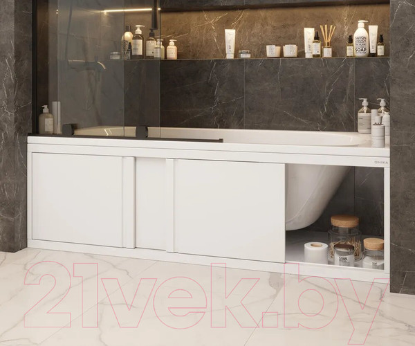 Изображение товара Экран для ванны Onika Одио 150 / 515017 (белый)