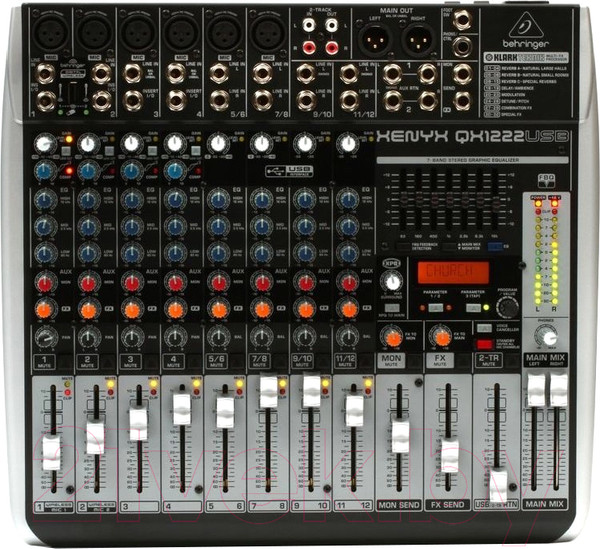 Изображение товара Микшерный пульт Behringer QX1222USB
