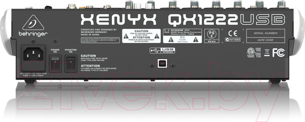 Изображение товара Микшерный пульт Behringer QX1222USB