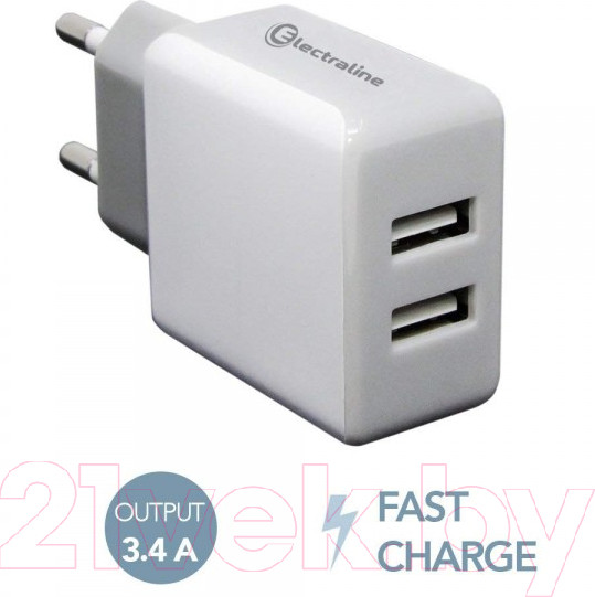 Изображение товара Адаптер питания сетевой Electraline 70062