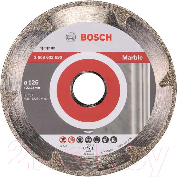 Изображение товара Отрезной диск алмазный Bosch 2.608.602.690