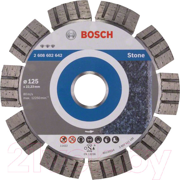 Изображение товара Отрезной диск алмазный Bosch 2.608.602.642