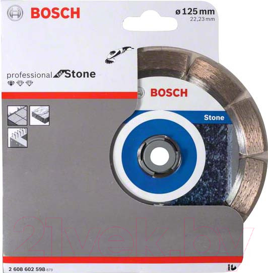 Изображение товара Отрезной диск алмазный Bosch 2.608.602.598