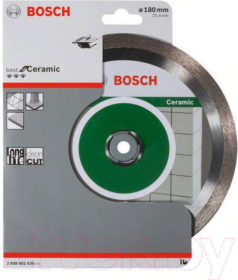 Изображение товара Отрезной диск алмазный Bosch 2.608.602.635