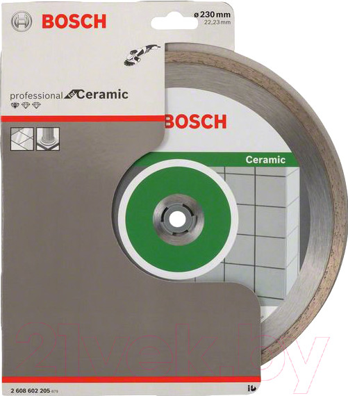 Изображение товара Отрезной диск алмазный Bosch 2.608.602.205