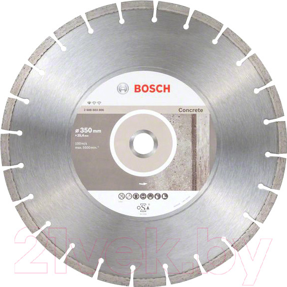 Изображение товара Отрезной диск алмазный Bosch 2.608.602.544