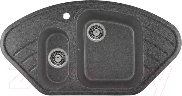 Изображение товара Мойка кухонная Gerhans Е02 (графит)