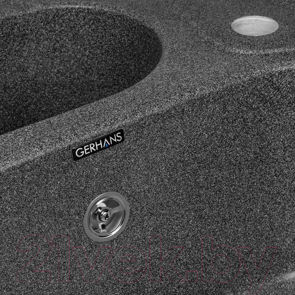 Изображение товара Мойка кухонная Gerhans Е02 (графит)