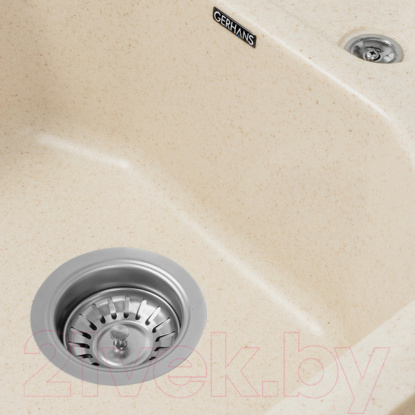 Изображение товара Мойка кухонная Gerhans E08 (бежевый)