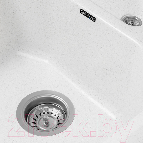 Изображение товара Мойка кухонная Gerhans E08 (белый)