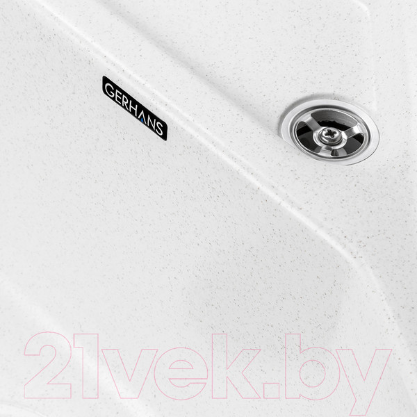 Изображение товара Мойка кухонная Gerhans E08 (белый)