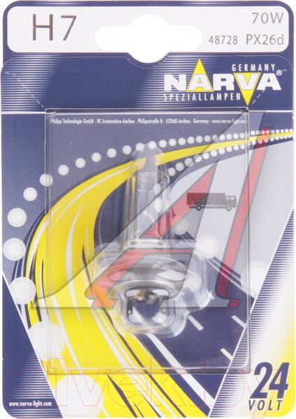 Изображение товара Автомобильная лампа Narva 48728 (блистер)