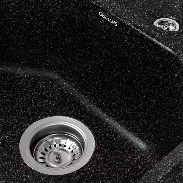 Изображение товара Мойка кухонная Gerhans E08 (черный)