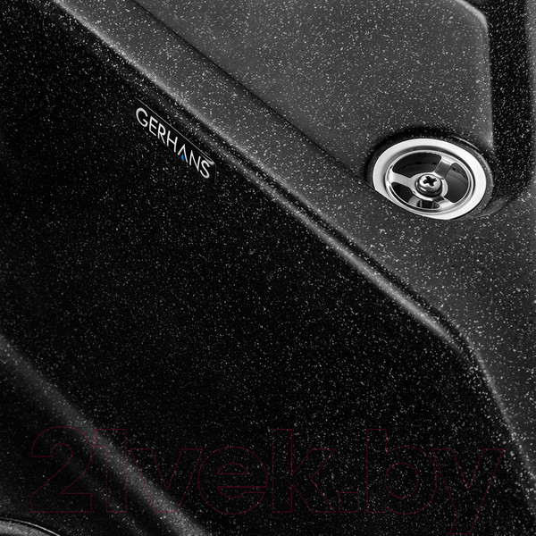 Изображение товара Мойка кухонная Gerhans E08 (черный)