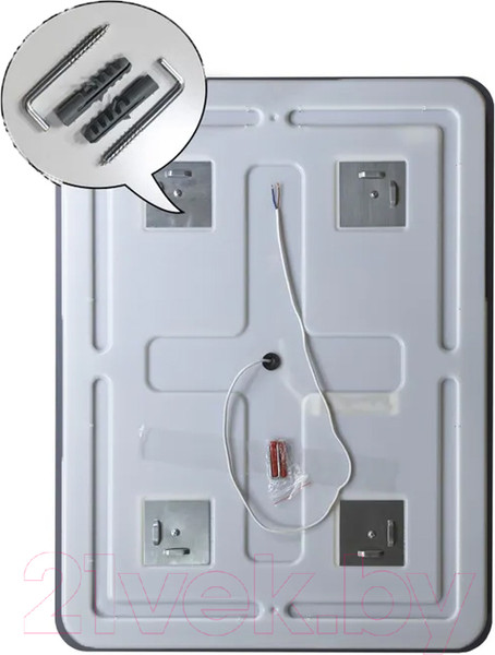 Изображение товара Зеркало Пекам Marta Fly 80x120 / MartaFly-80x120d (с подсветкой, сенсором на взмах руки)