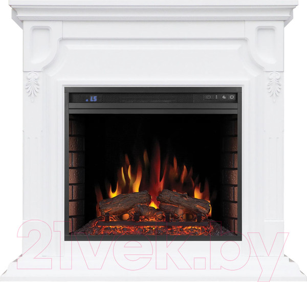 Изображение товара Каминокомплект Смолком Toronto V23 + Vision 23 EF LED FX  (бьянко белый)