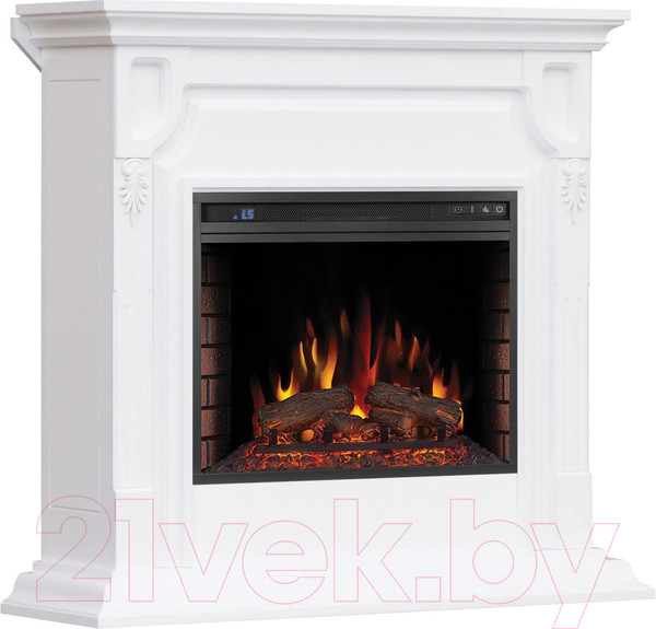 Изображение товара Каминокомплект Смолком Toronto V23 + Vision 23 EF LED FX  (бьянко белый)