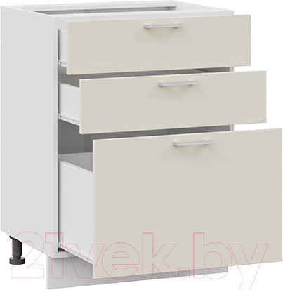 Изображение товара Шкаф-стол кухонный ТриЯ Габриэлла 1Н6Я3 (белый/крем)