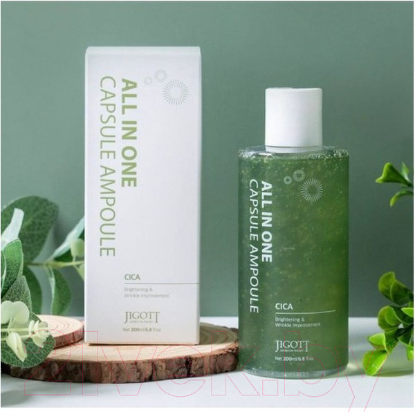Изображение товара Сыворотка для лица Jigott All-In-One Cica Capsule Ampoule (200мл)