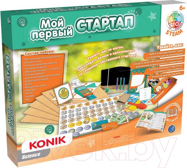 Изображение товара Научная игра Konik Science Мой первый стартап / SSE1009