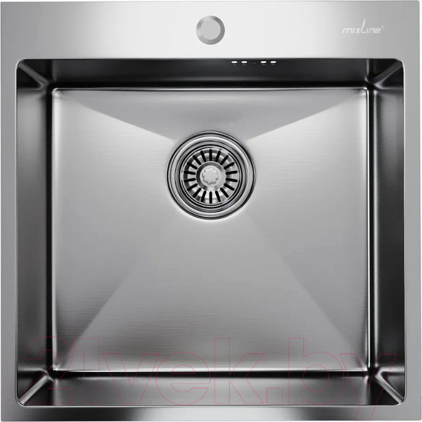 Изображение товара Мойка кухонная Mixline Pro 547229 (сатин, с сифоном)