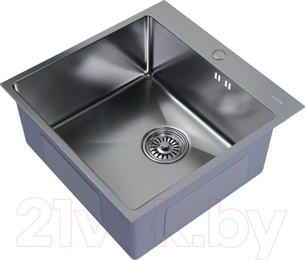 Изображение товара Мойка кухонная Mixline Pro 547229 (сатин, с сифоном)