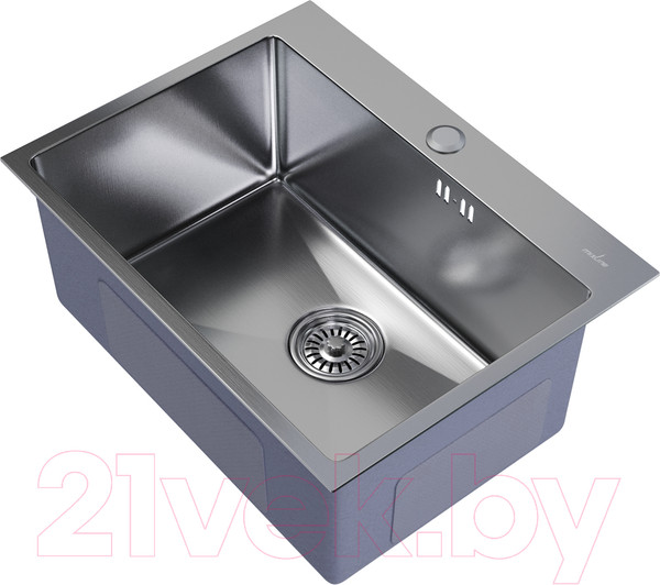 Изображение товара Мойка кухонная Mixline Pro 547233 (сатин, с сифоном)