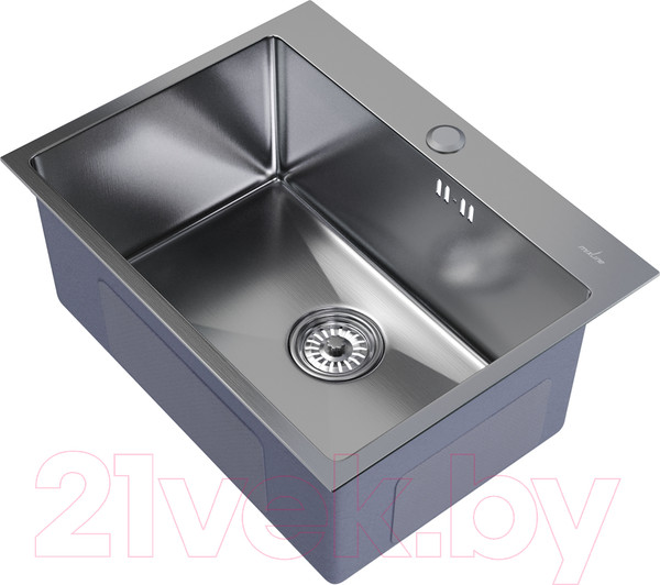 Изображение товара Мойка кухонная Mixline Pro 547235 (сатин, с сифоном)