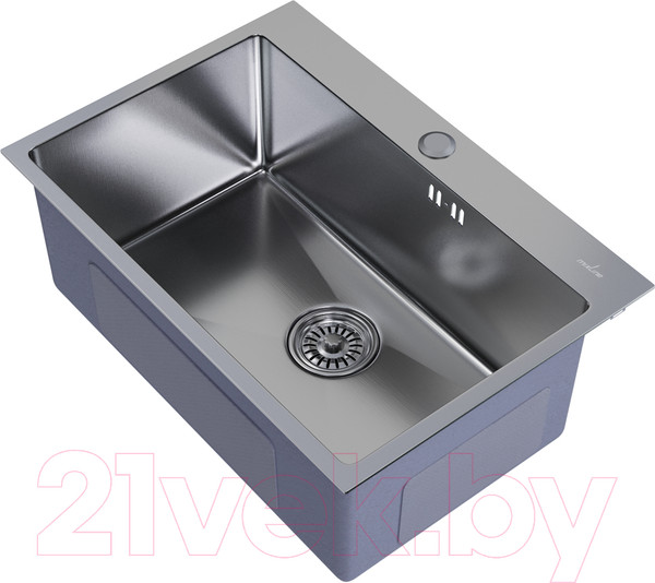 Изображение товара Мойка кухонная Mixline Pro 547237 (сатин, с сифоном)