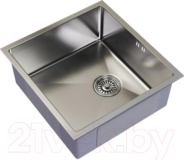 Изображение товара Мойка кухонная Mixline Pro 548564 (сатин, с сифоном)
