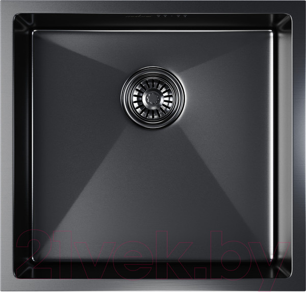 Изображение товара Мойка кухонная Mixline Pro 548565 (черный графит, с сифоном)
