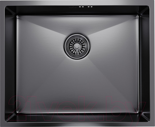 Изображение товара Мойка кухонная Mixline Pro 547232 (черный графит, с сифоном)