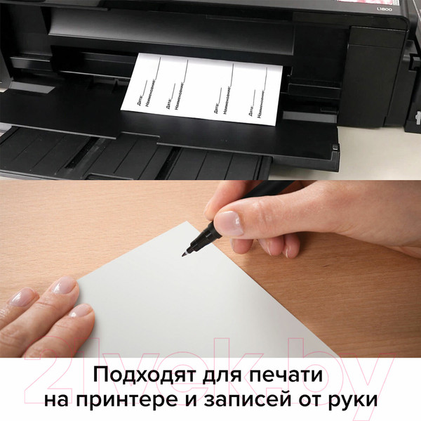 Изображение товара Набор этикеток Tanex 114547 (белый глянцевый)