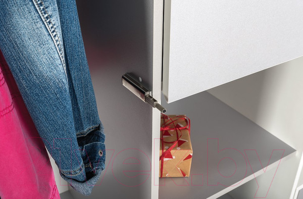 Изображение товара Шкаф Mobi Торонто 13.333 (белый PE шагрень/стальной серый 1700 PE)