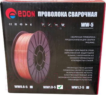 Изображение товара Проволока сварочная Edon WW1.0-5