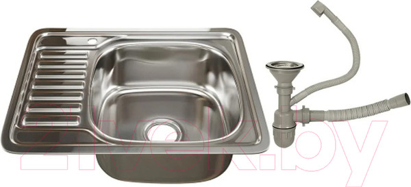 Изображение товара Мойка кухонная Mixline R 535618 (с сифоном)