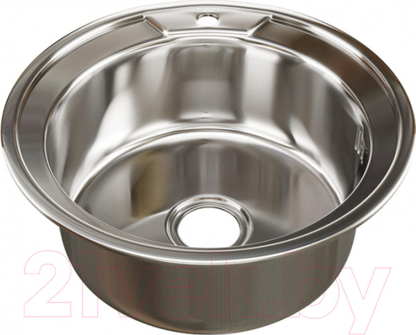 Изображение товара Мойка кухонная Mixline Круг 528185 (с сифоном)