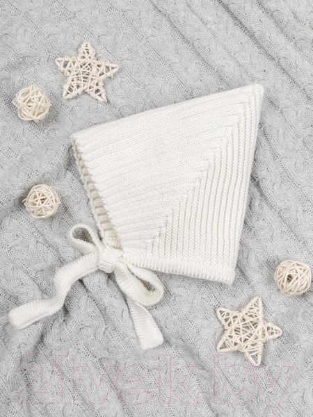 Изображение товара Шапочка для малышей Amarobaby Pure Love Elf / AB-OD22-PLEl16/33-42 (молочный, р.42-44)