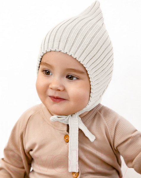 Изображение товара Шапочка для малышей Amarobaby Pure Love Elf / AB-OD22-PLEl16/33-42 (молочный, р.42-44)