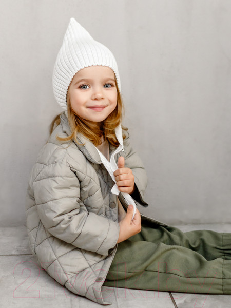 Изображение товара Шапочка для малышей Amarobaby Pure Love Elf / AB-OD22-PLEl16/33-42 (молочный, р.42-44)