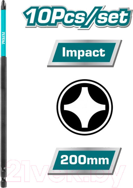 Изображение товара Набор бит TOTAL TACIM16PH283 (10шт)