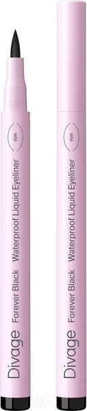 Изображение товара Подводка-фломастер для глаз Divage Forever Black 01 (черный)
