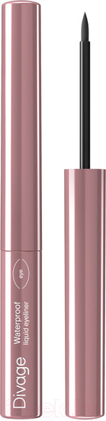 Изображение товара Подводка для глаз жидкая Divage Waterproof Liquid Eyeliner 01 Черный