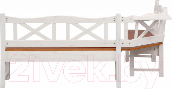 Изображение товара Обеденная группа Dipriz Vanda / НД4 (белый воск/черри)