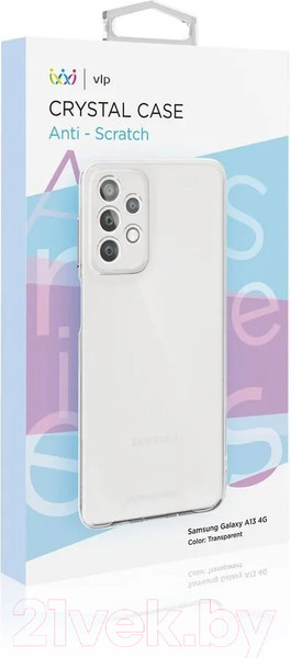 Изображение товара Чехол-накладка VLP Crystal Case для Galaxy A13 4G / vlp-PCA13-TP (прозрачный)